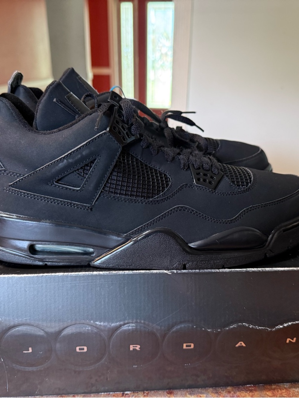 2006 Jordan 4 black cats OG All package with box and “The Shot” poster - Picture 8 of 9